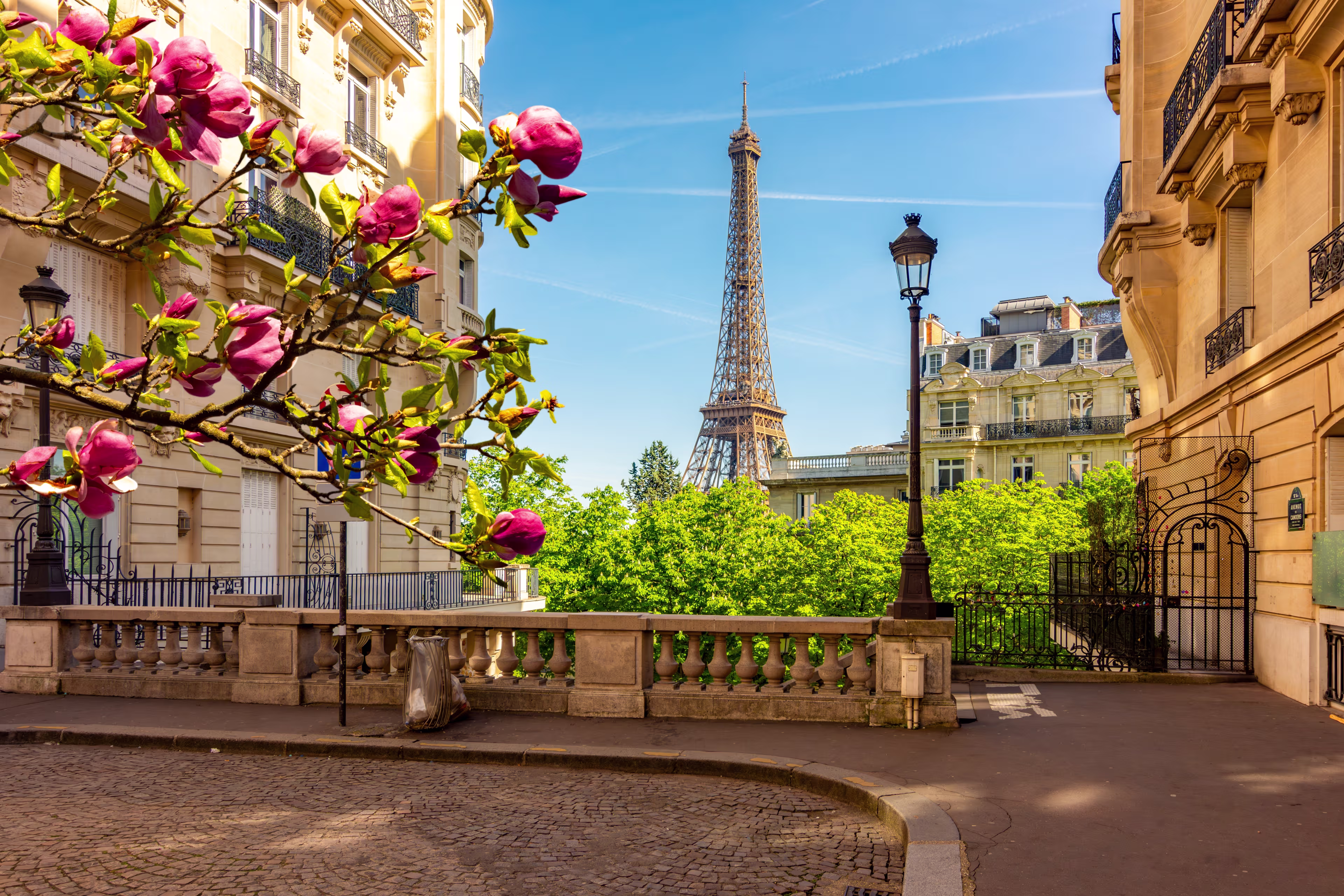 Paris vista panorâmica com a Tour Eiffel